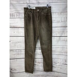 Womens 31W BDG Urban Outfitters Twig High Rise Corduroy Pants Green/brown NEW